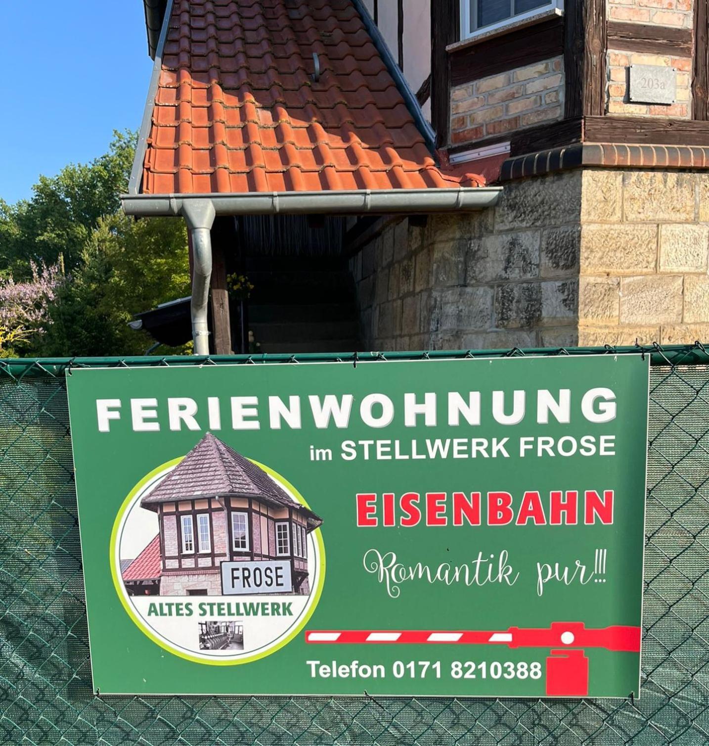 "Altes Stellwerk Frose" Am Froser See Eksteriør bilde